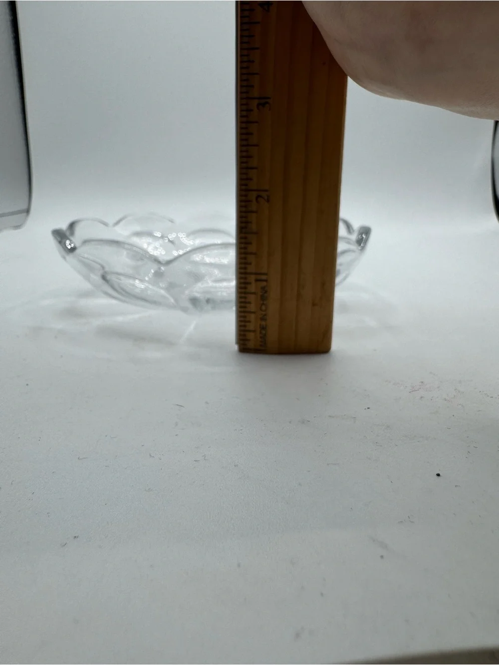 Vintage Heisey Clear Glass Dish/Bowl Pattern Unknown